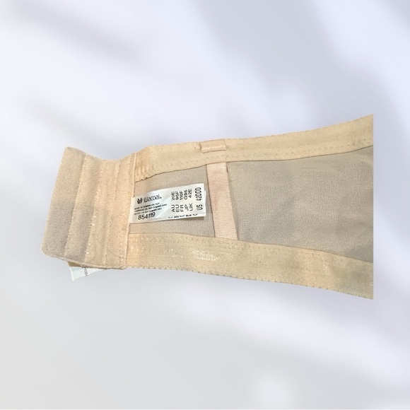 Wacoal Red Carpet Strapless Bra 38DD Sand- 854199 - NWT - Picture 9 of 9